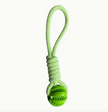 Load image into Gallery viewer, Chew and Play Rope Ball Dog Toy
