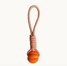 Load image into Gallery viewer, Chew and Play Rope Ball Dog Toy
