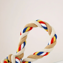 Load image into Gallery viewer, Multi-Color Rope Knot Dog Toy
