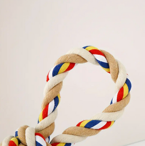 Multi-Color Rope Knot Dog Toy